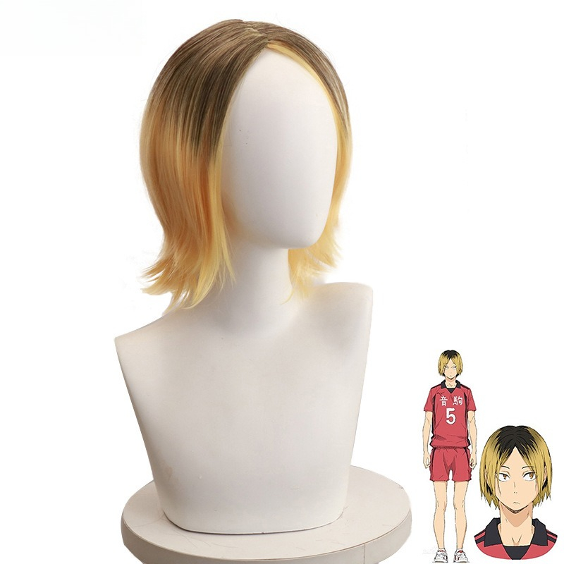 Women'S Volleyball Accessories - เด็กชายวอลเลย์บอล!! Solo ClawบดวิกผมกลางPartingพิเศษGradientคอสเพลย์วิกผมRoseด้านในสุทธิ