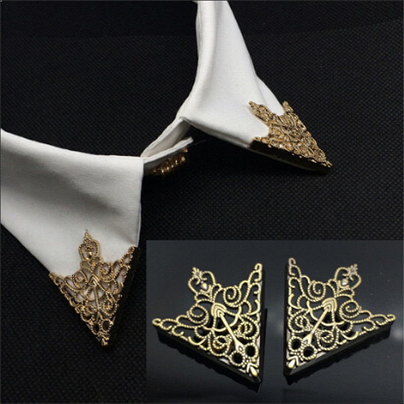 Brooch Pin Gold - เข็มกลัดแฟชั่นสำหรับผู้หญิง ดีไซน์สวยหรู ประดับเสื้อเชิ้ตสีทอง