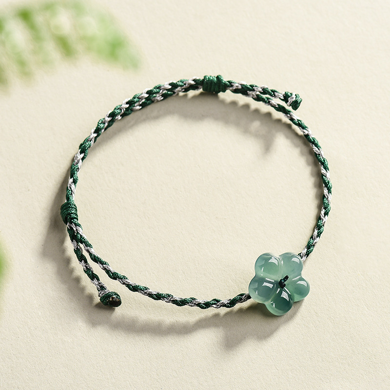 Women Accessories For Gift - หยกพม่าสร้อยข้อมือหยกธรรมชาติเสน่ห์ของเครื่องประดับแฟชั่นของขวัญวินเทจสำหรับผู้หญิงเครื่องรางกำไลข้อมือหรูหรา