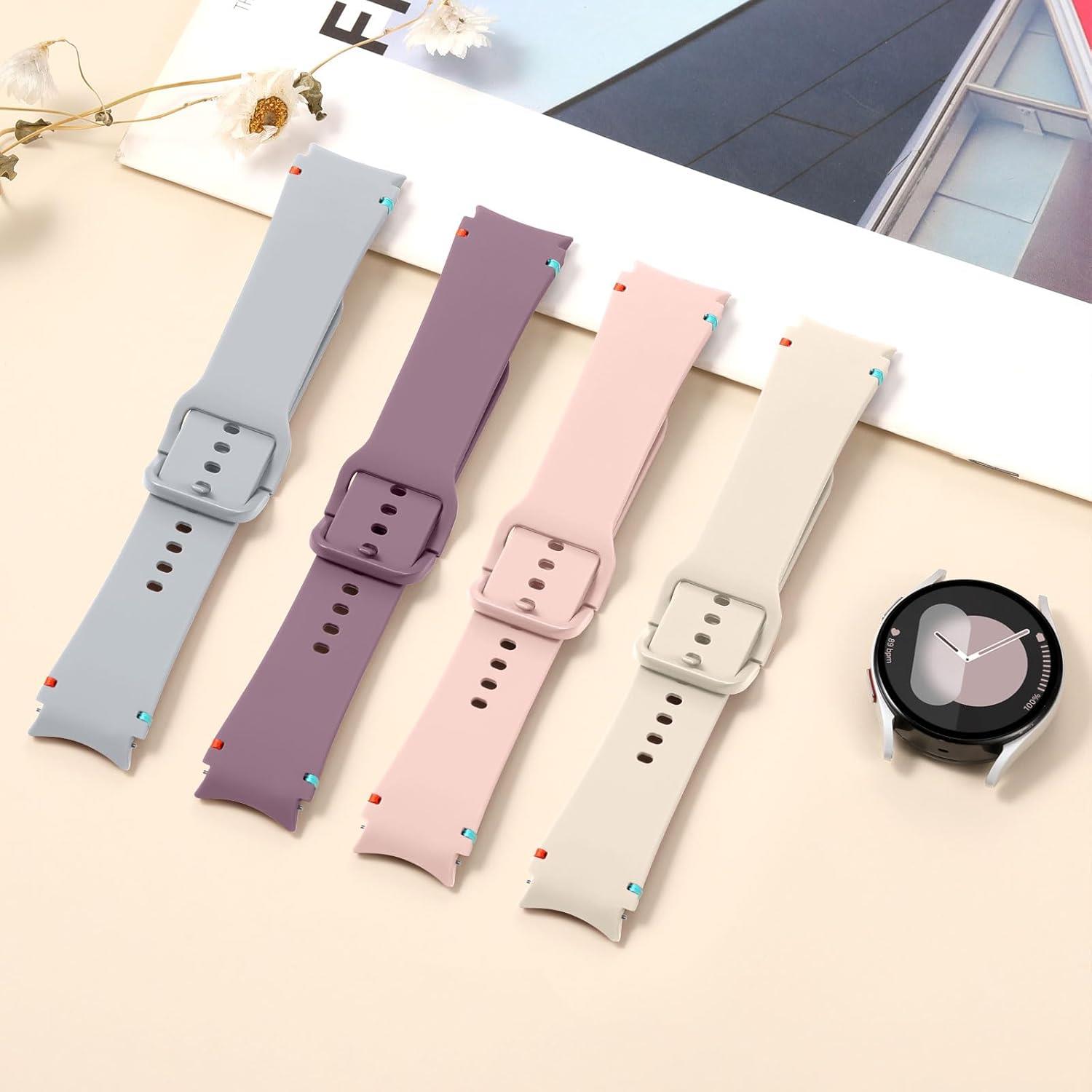 Women Accessories Website - สายรัดสำหรับซัมซุงกาแล็กซี่วอทช์ 7 44 มม.40 มม.FE/4/6 คลาสสิก/5