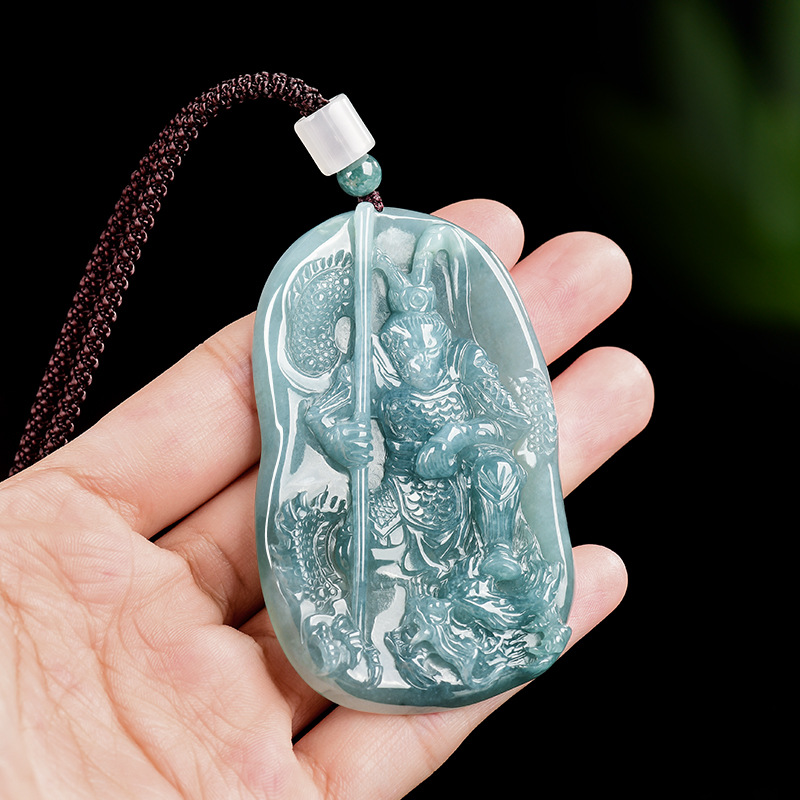 Women Accessories For Gift - หยกพม่า จี้รูปพระพิฆเนศ สร้อยคอ ของขวัญสุดหรูสำหรับผู้หญิง เครื่องประดับแฟชั่น หยกพม่าแกะสลัก