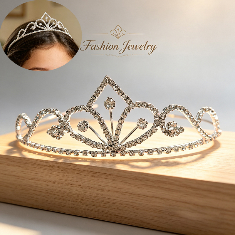 สีเงิน ไรน์สโตน มงกุฎเจ้าสาว ค - Women Knight Accessories บทวิจารณ์และราคา