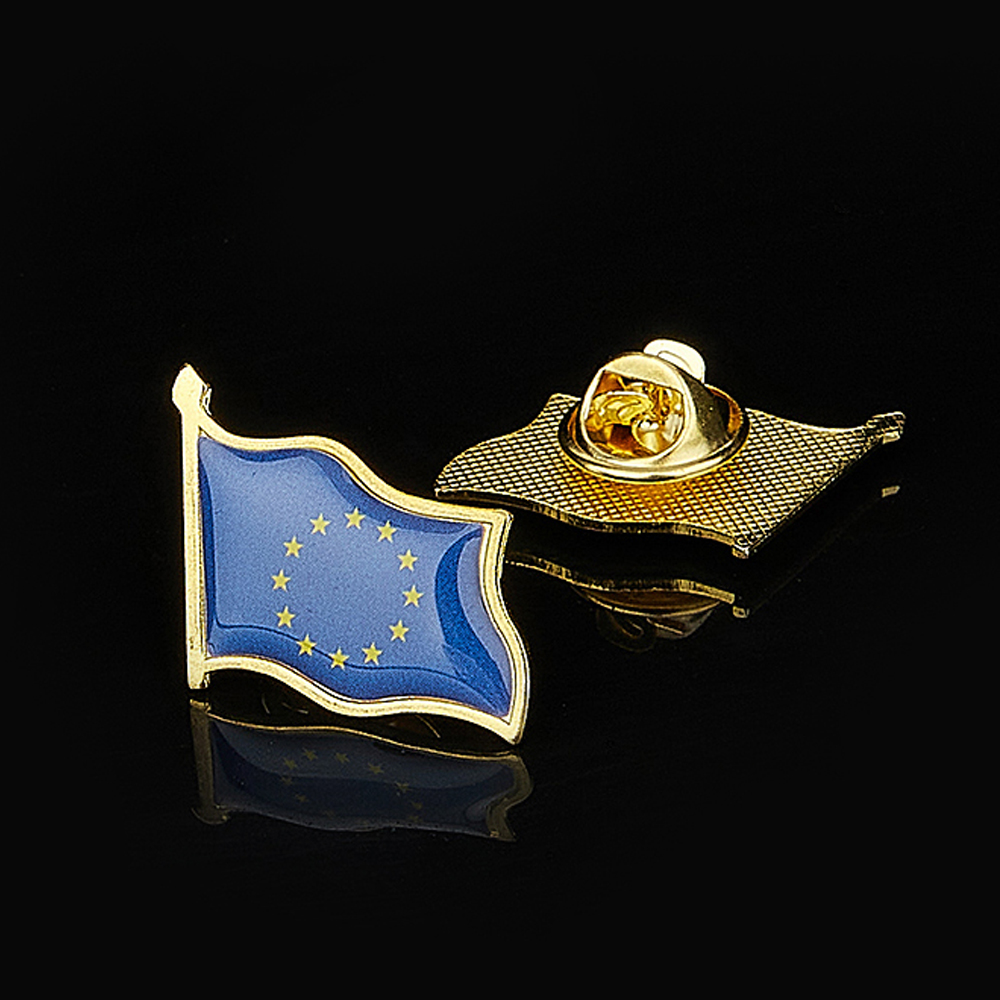 เข็มกลัดปกเสื้อลายธงชุบทองสำหร - Brooch Pin Gold บทวิจารณ์และราคา