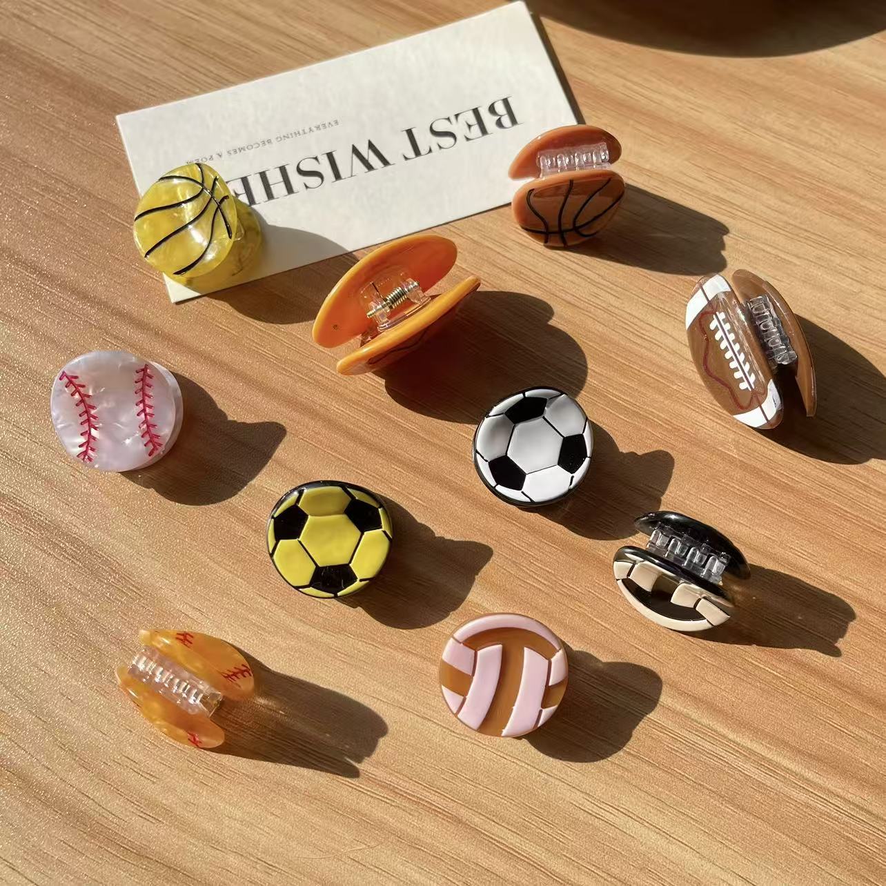 กิ๊บติดผมรูปทรงลูกบอลน่ารักสำห - Women'S Volleyball Accessories บทวิจารณ์และราคา