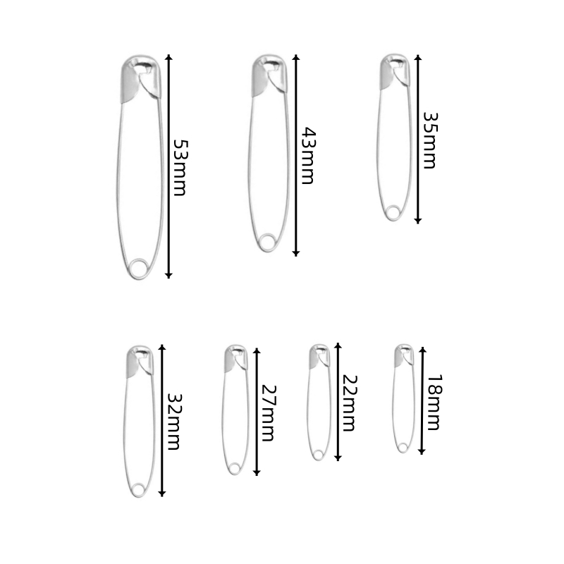 เข็มกลัดนิรภัยสแตนเลส 100 ชิ้น - Brooch Pin Gold บทวิจารณ์และราคา