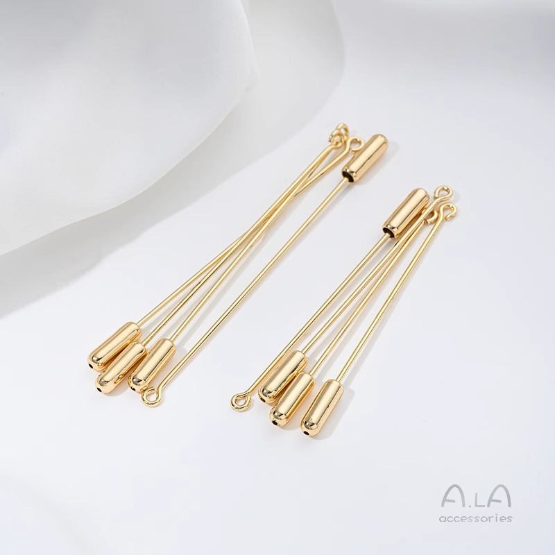 เข็มกลัดตัวอักษร 9 ตัว แบบยาว  - Brooch Pin Gold บทวิจารณ์และราคา
