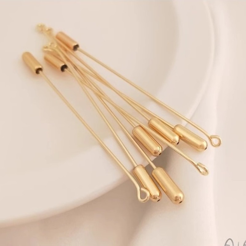 เข็มกลัดตัวอักษร 9 ตัว แบบยาว  - Brooch Pin Gold บทวิจารณ์และราคา