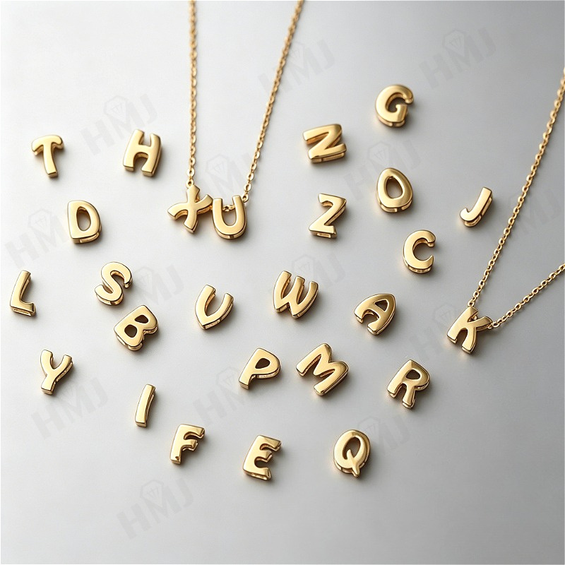 สร้อยคอจี้ตัวอักษร เงินแท้ S92 - Women Accessories Name In English บทวิจารณ์และราคา
