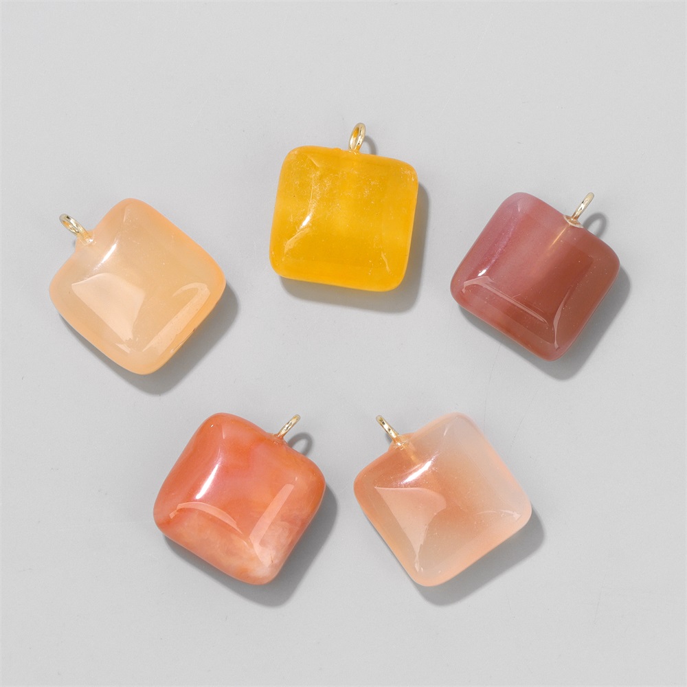 สีชมพูหวาน Agate หิน Charms ธร - Women Accessories Pack บทวิจารณ์และราคา
