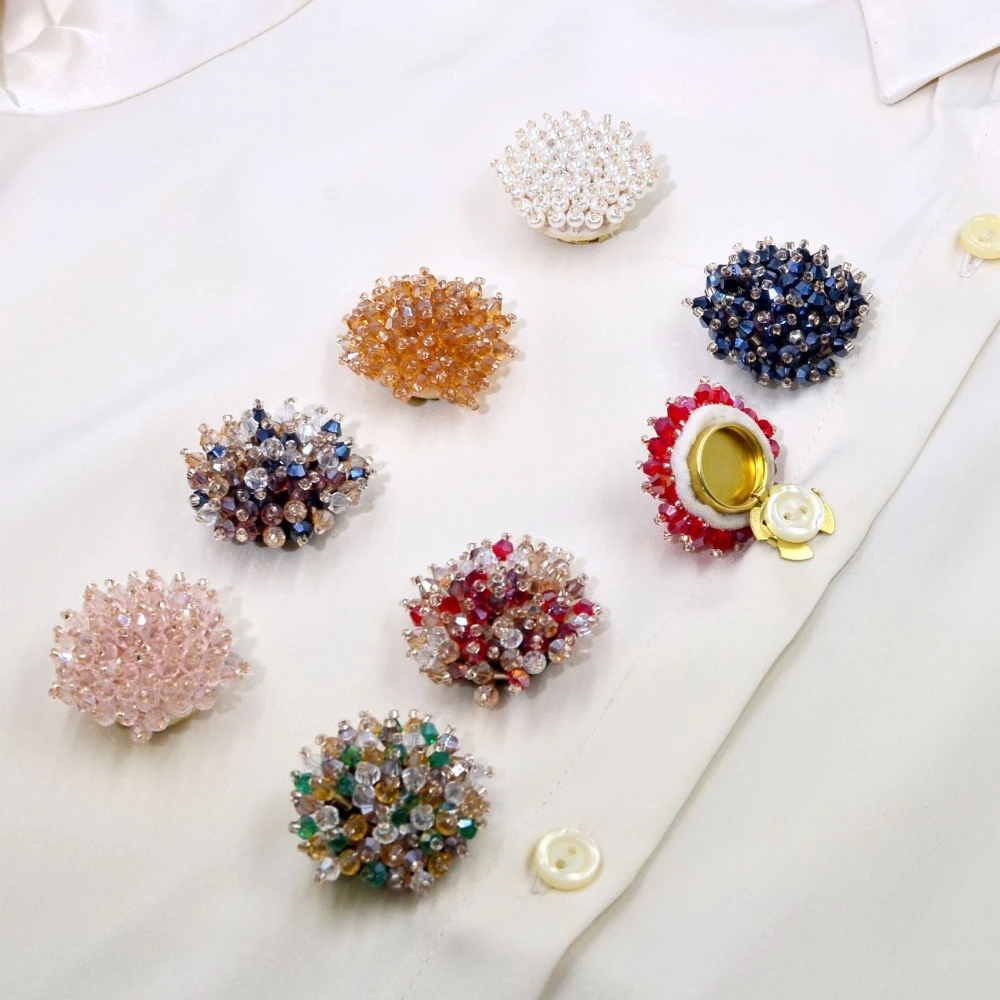 ตัวครอบกระดุมแบบหรูหรา 2 ชิ้น  - Women Accessories Jewelry บทวิจารณ์และราคา