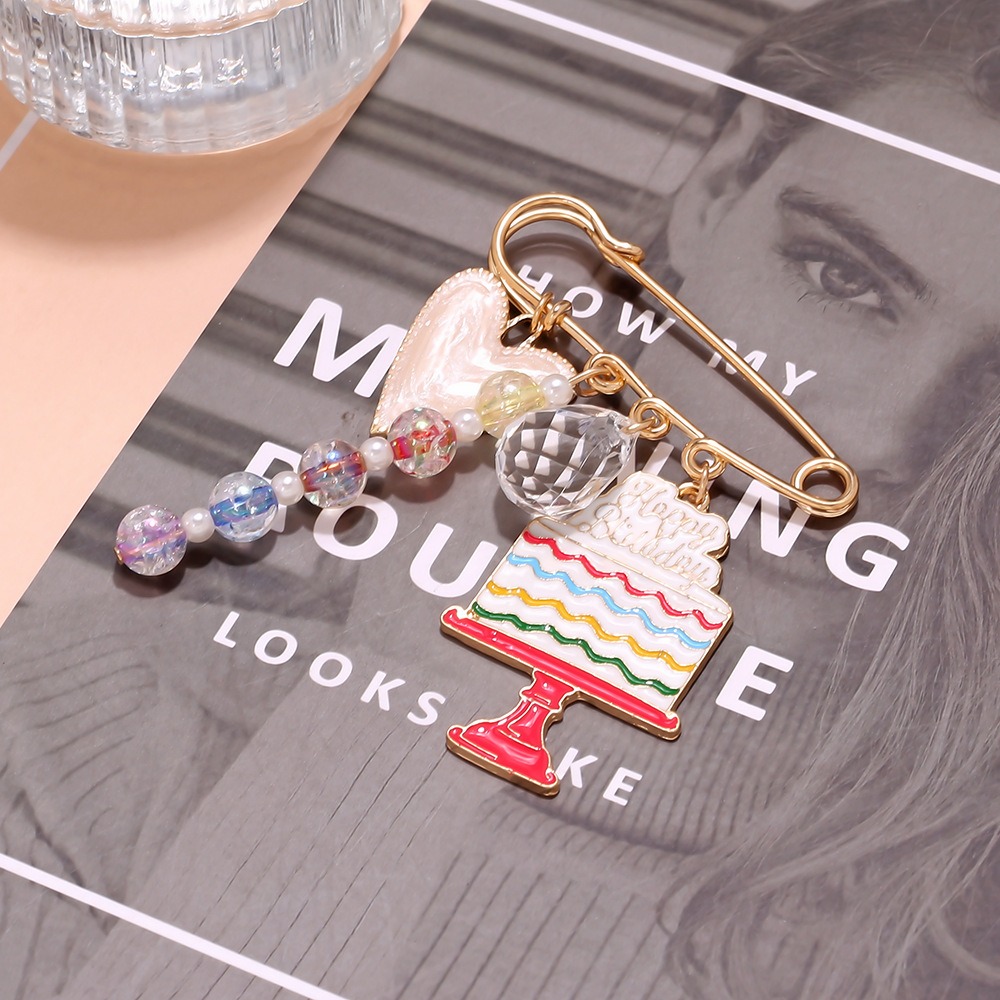 เข็มกลัดรูปเค้กวันเกิดสไตล์ Y2 - Women'S Kilt Accessories บทวิจารณ์และราคา