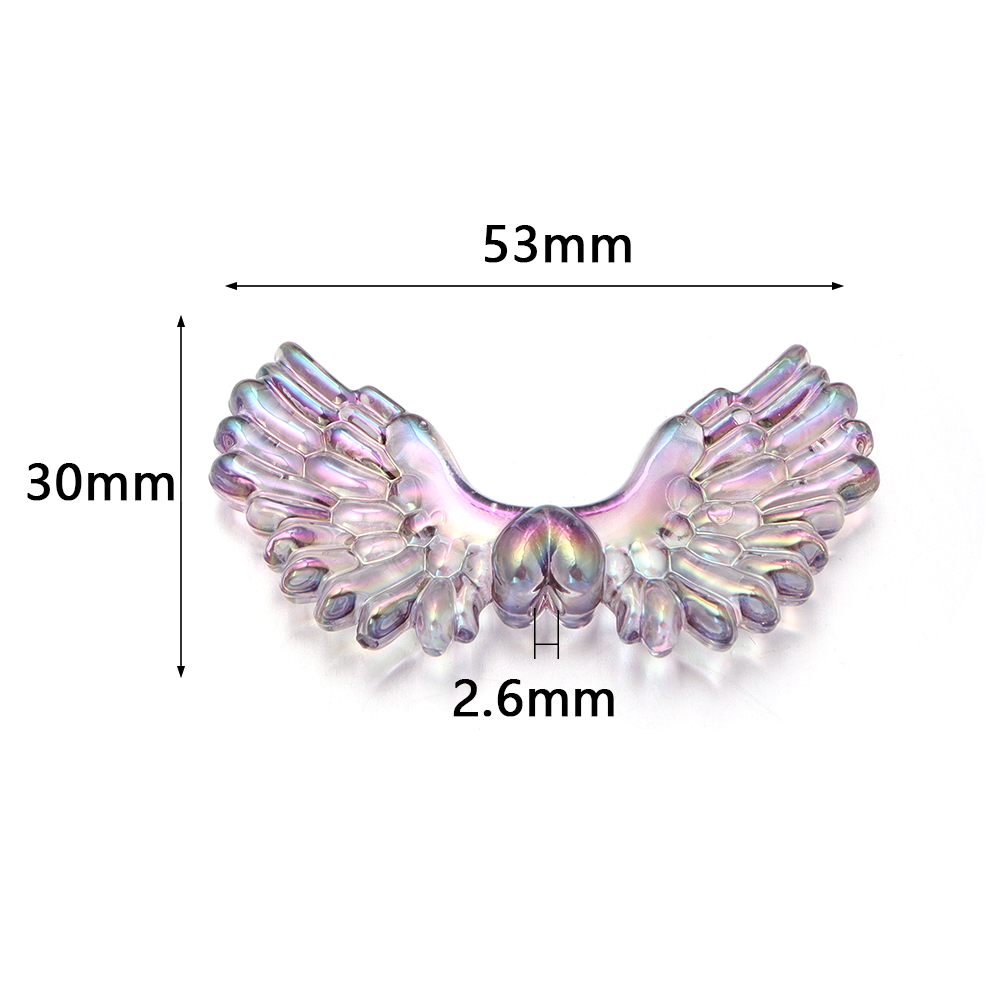ลูกปัดอะคริลิกรูปปีกนางฟ้าสี A - Women Accessories Pack บทวิจารณ์และราคา