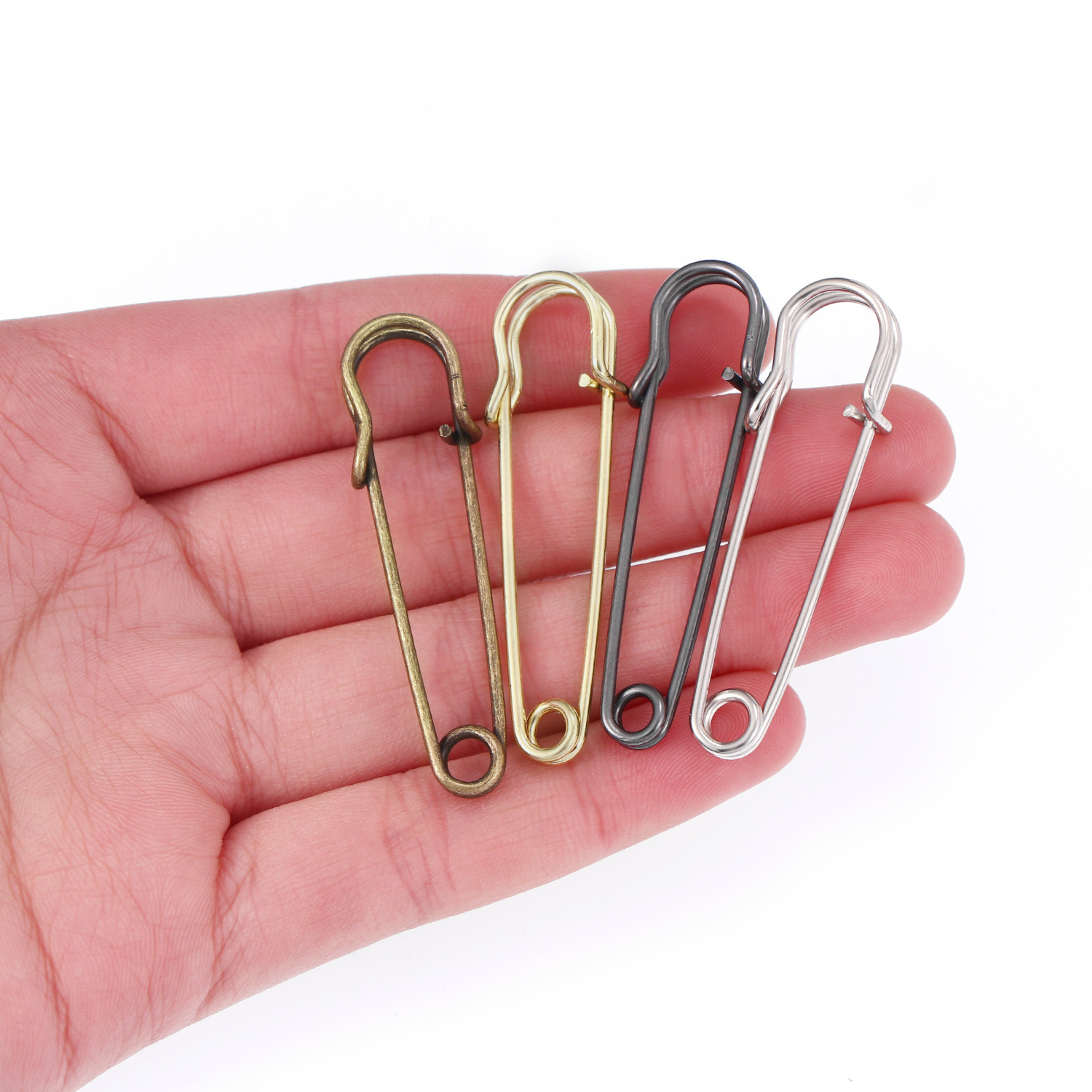 20 ชิ้น 50 มิลลิเมตรโลหะความปล - Brooch Pin Gold บทวิจารณ์และราคา