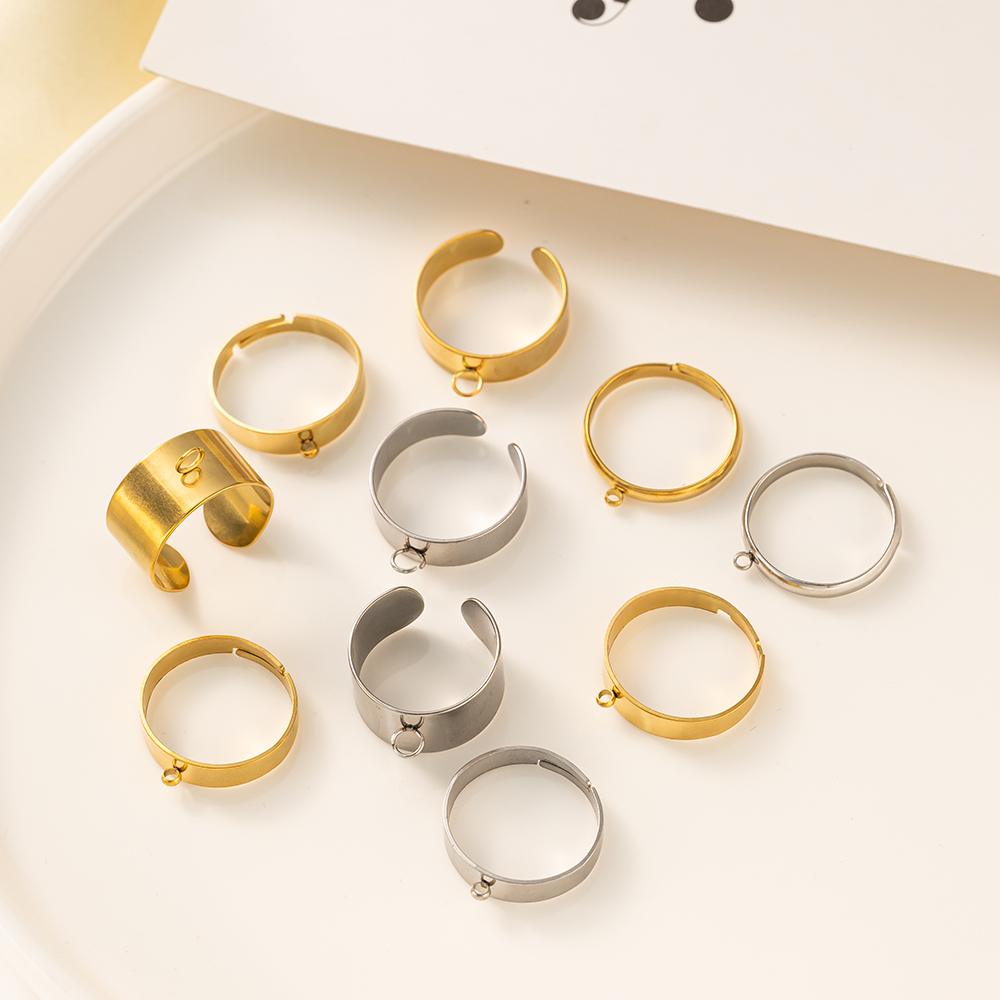 5 ชิ้น/ล็อตสแตนเลสสตีลสีเปิดแห - Women Accessories Pack บทวิจารณ์และราคา