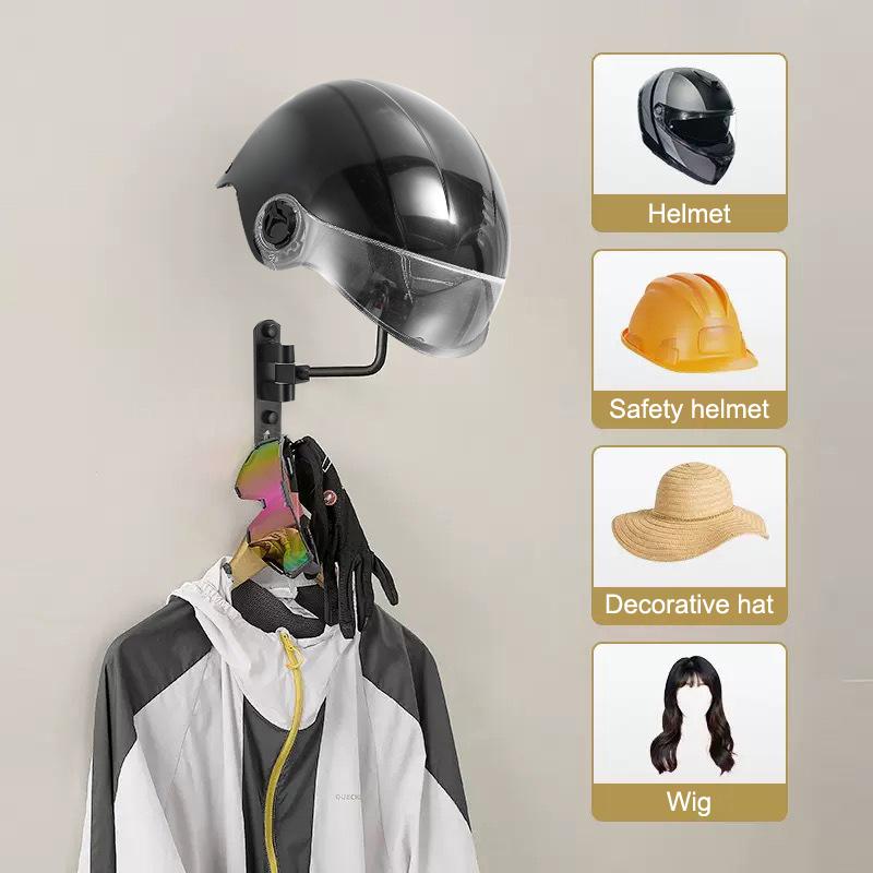 180 °   ตะขอแขวนติดผนังแบบหมุน - Women Accessories Holder บทวิจารณ์และราคา